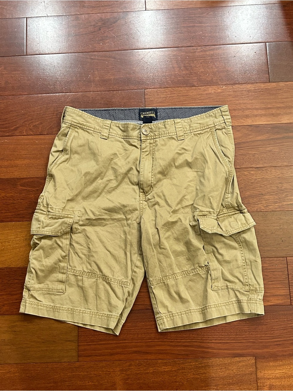 Cherokee Men's Cargo Shorts in Khaki Tan